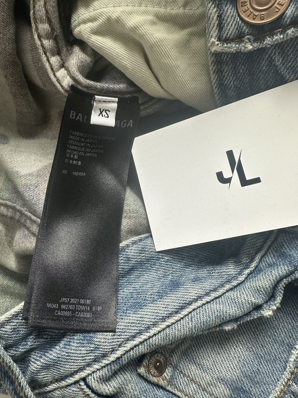 Balenciaga Balenciaga AW21 afterworld slashed camo denim XS Size US 30 / EU 46 - 6 Thumbnail