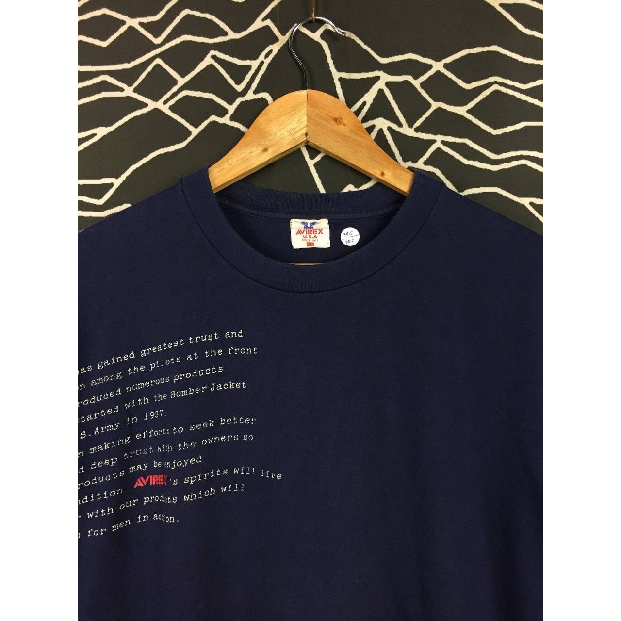 Avirex × Vintage Vtg Avirex USA Military Aesthetic Single Stitch Tee Size US M / EU 48-50 / 2 - 3 Thumbnail