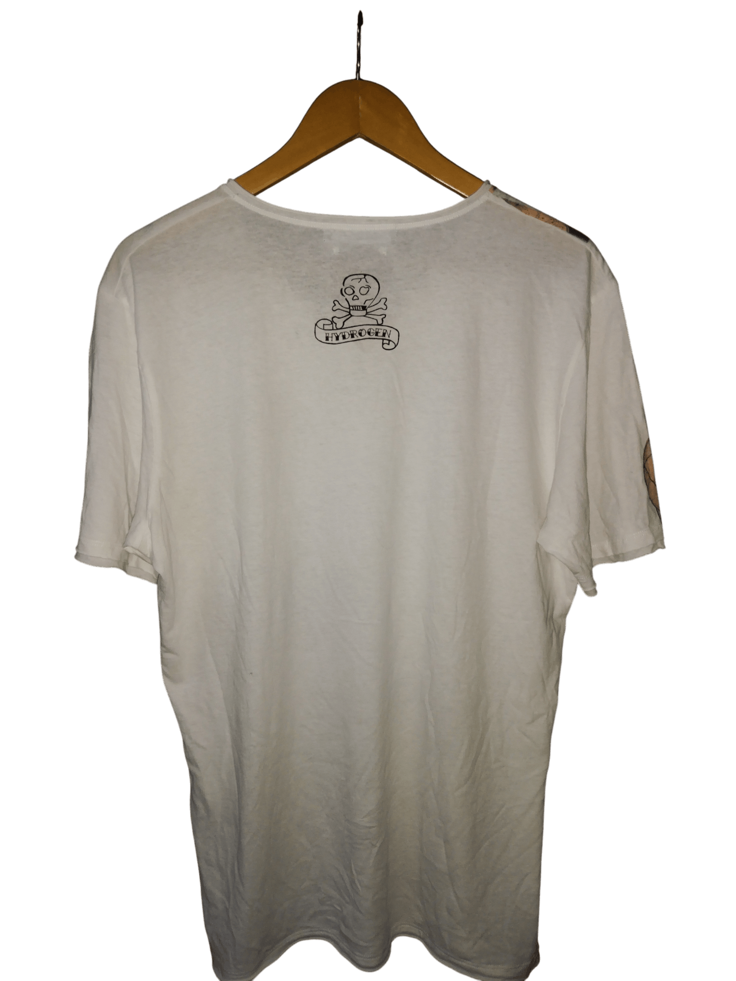 HYDROGEN Vintage Hydrogen V Neck 90s Tshirt Size US L / EU 52-54 / 3 - 2 Thumbnail