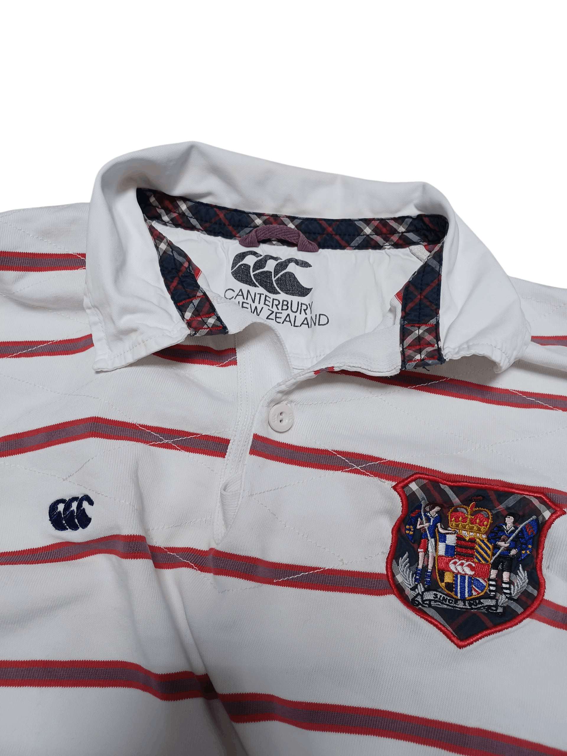 Canterbury of New Zealand CANTERBURY VINTAGE STRIPED RYGBY SHIRT JERSEY Size US L / EU 52-54 / 3 - 2 Thumbnail
