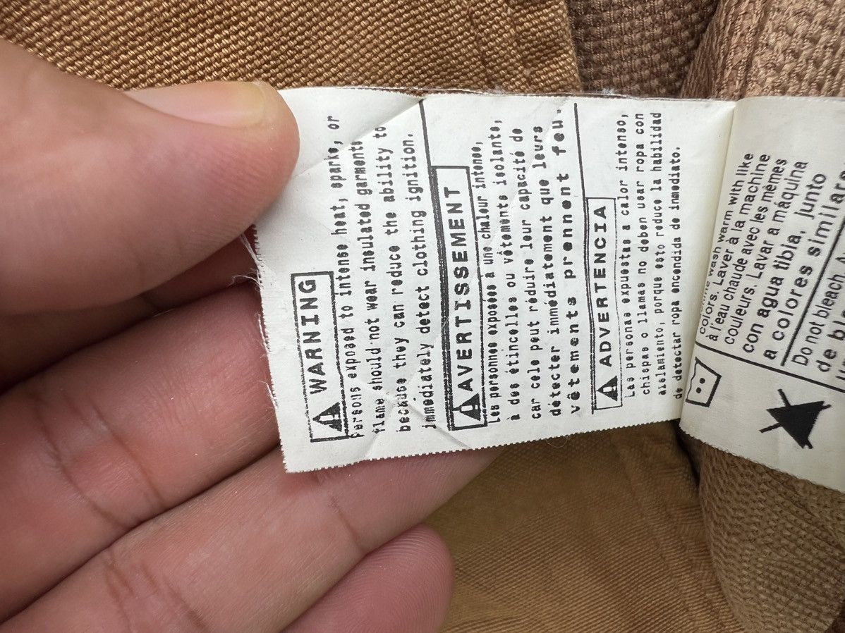Carhartt VTG Carhartt J131 BRNThermal Lined Hoodie Jacket Made In USA Size US L / EU 52-54 / 3 - 5 Thumbnail