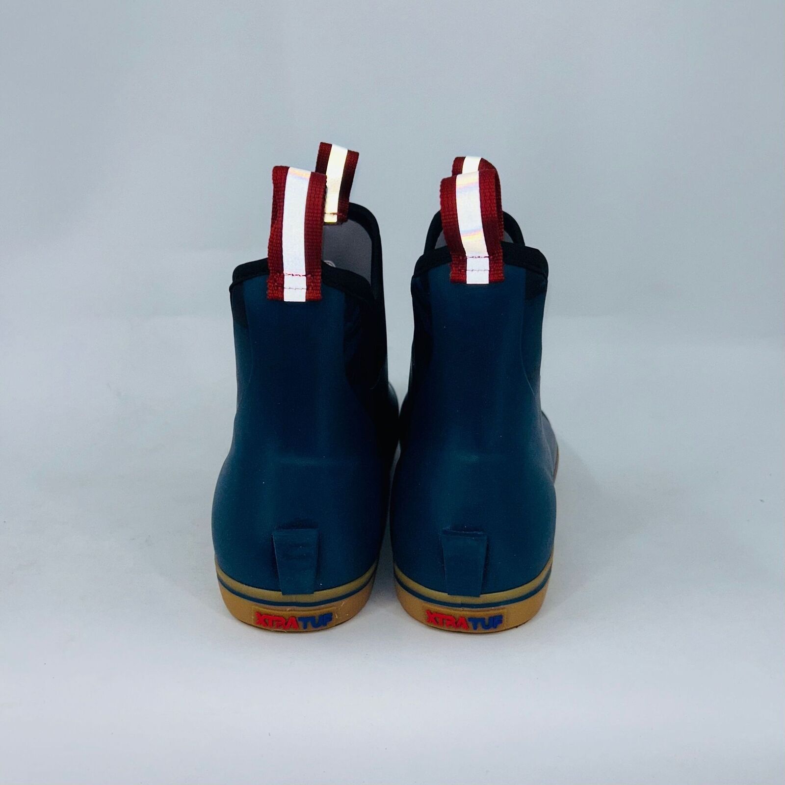 Simple Shoes XTRATUF MENS NAVY/ROGUE WATERPROOF ANKLE DECK BOOTS SIZE 12D Size US 12 / EU 45 - 3 Thumbnail