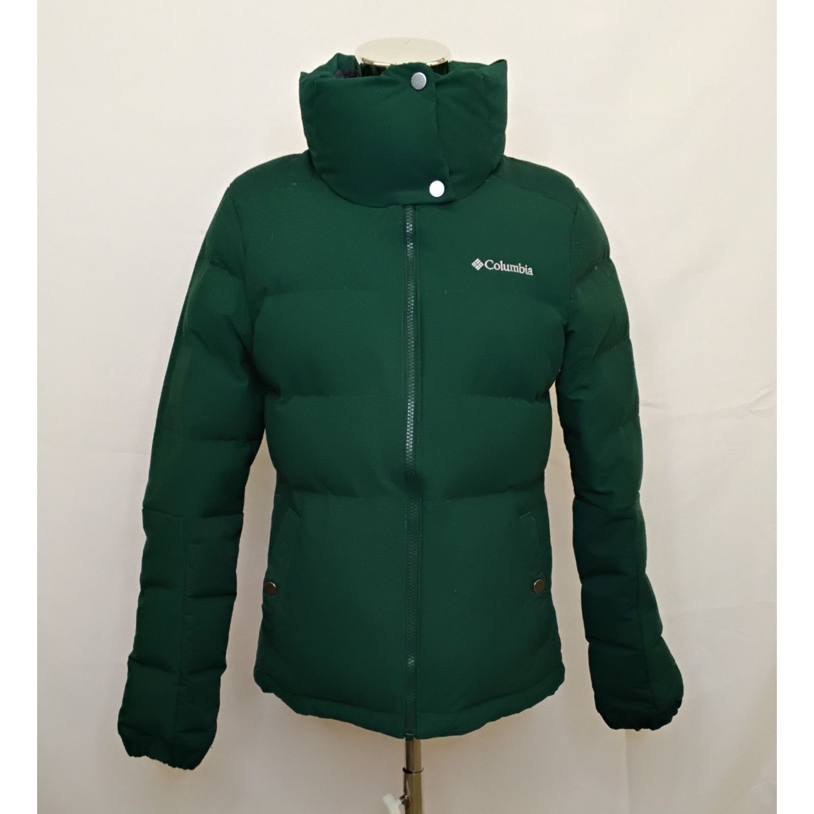 Columbia Columbia Down Puffer Jacket Women's M Green Size M / US 6-8 / IT 42-44 - 2 Thumbnail