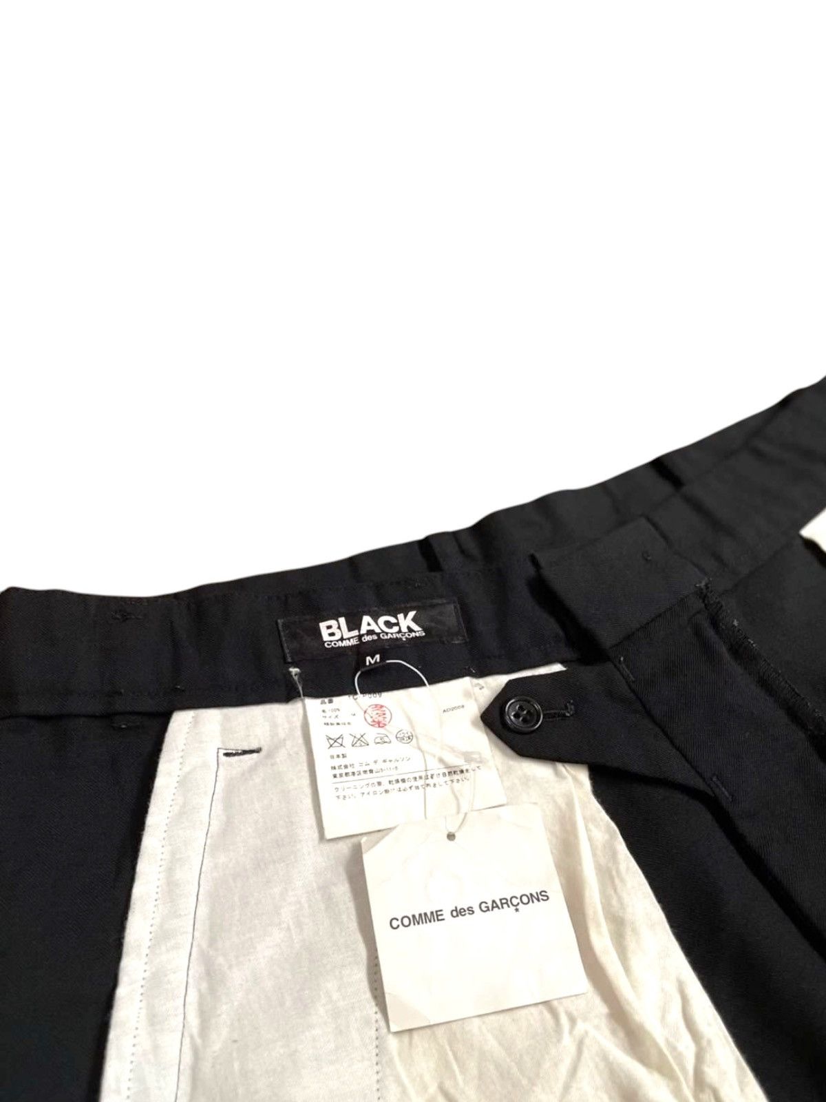 Comme des Garcons Black Drop Crotch Pants Size US 32 / EU 48 - 4 Thumbnail