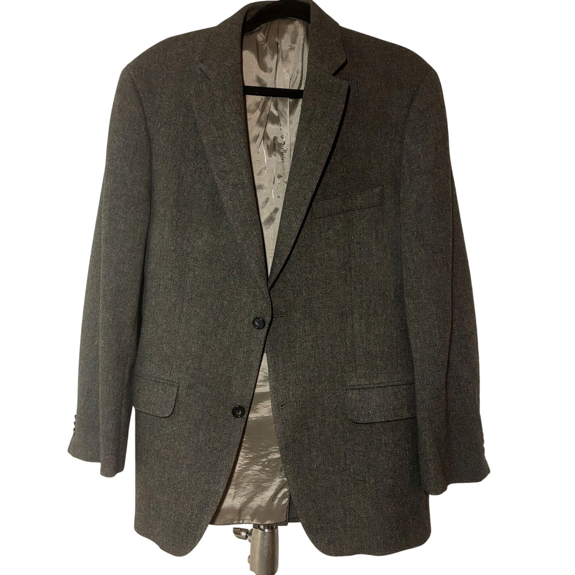 Ralph Lauren Lauren Ralph Lauren Silver Label Mens Herringbone Blazer Twe Size 40R - 4 Thumbnail