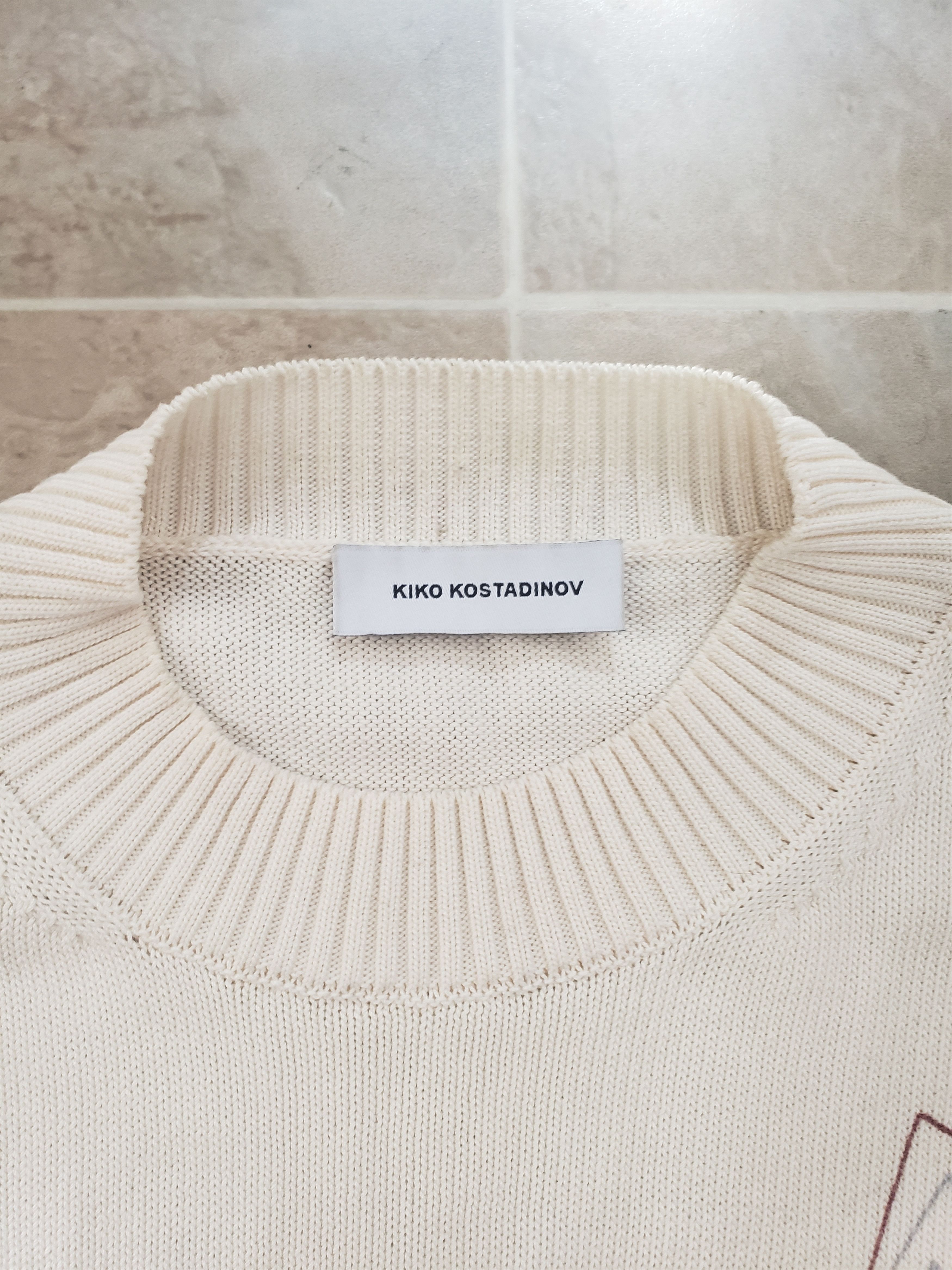 Kiko Kostadinov Kiko Kostadinov 0012 Futur Printed Knit Sweater