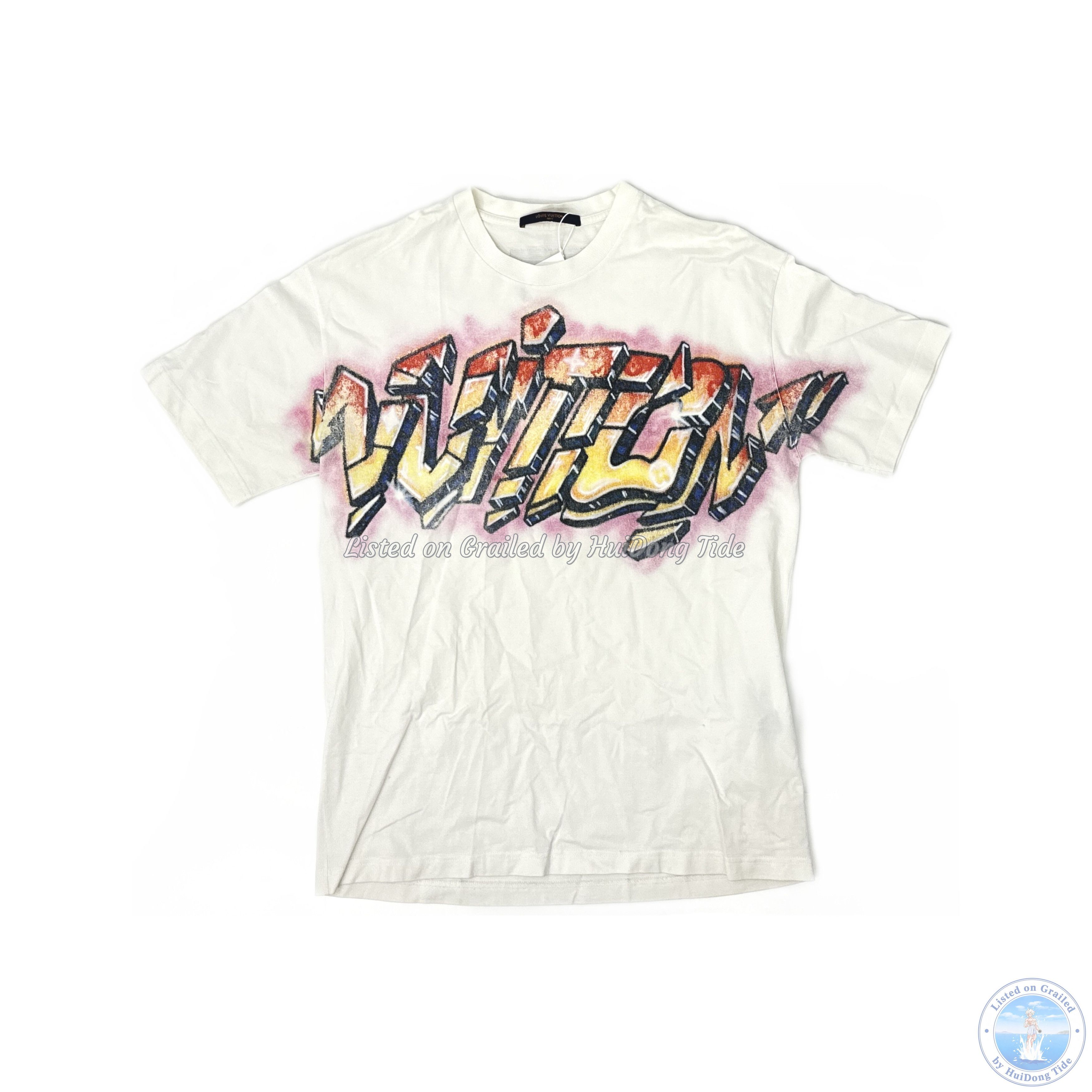 Louis Vuitton Graffiti T Shirt | Grailed