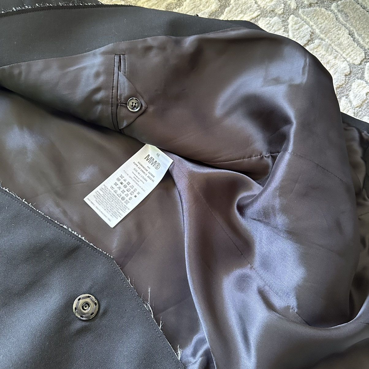 Maison Margiela Spring Sale - Maison Margiela Collarless Blazer Size 38R - 5 Thumbnail