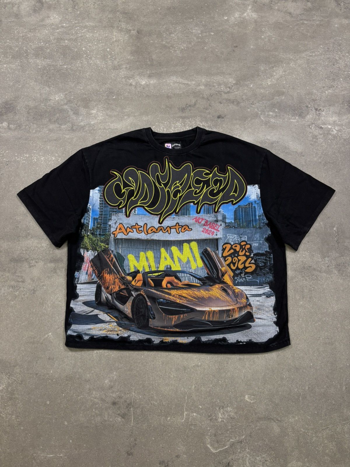 Godspeed Godspeed Miami Artlanta T-Shirt, Black Size US L / EU 52-54 / 3 - 1 Thumbnail