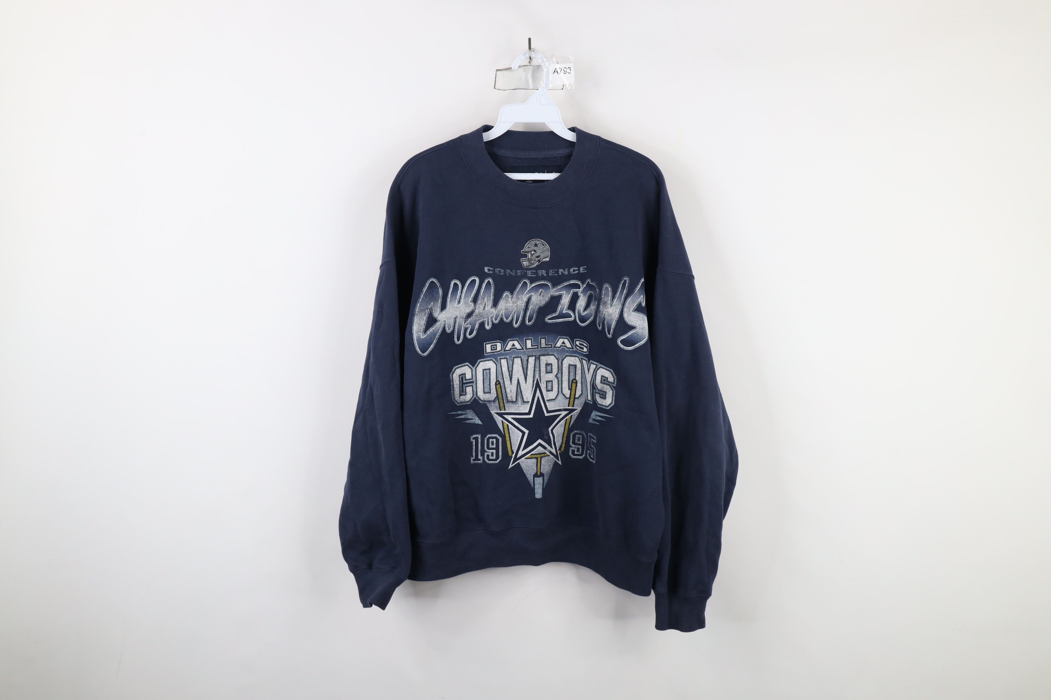 Abercrombie & Fitch × Vintage Abercrombie & Fitch x NFL Dallas Cowboys Sweatshirt Blue Size S / US 4 / IT 40 - 1 Thumbnail