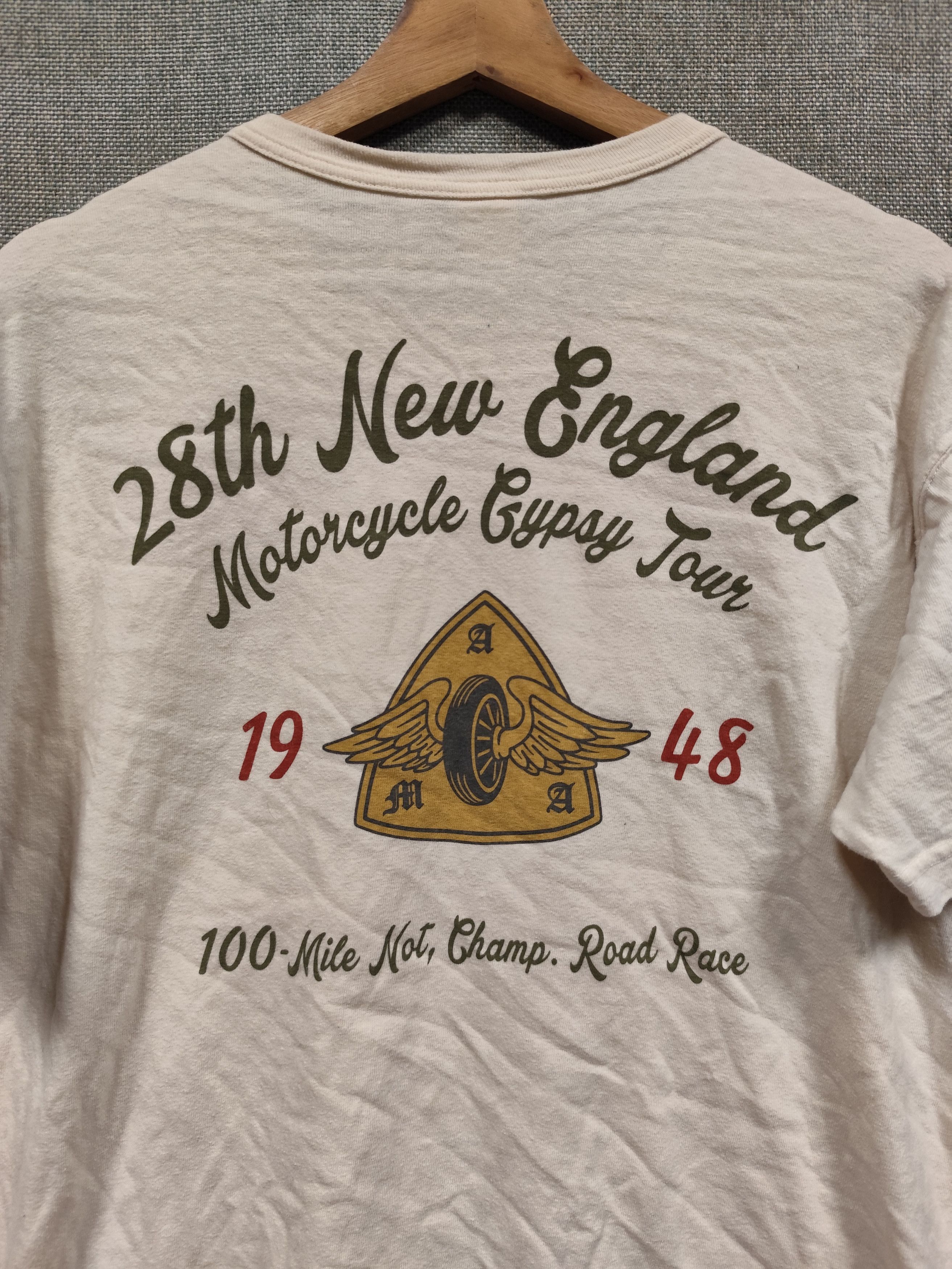 Japanese Brand × TOYS McCOY Toys Mccoys New England Motorcycle Tee Size US L / EU 52-54 / 3 - 3 Thumbnail
