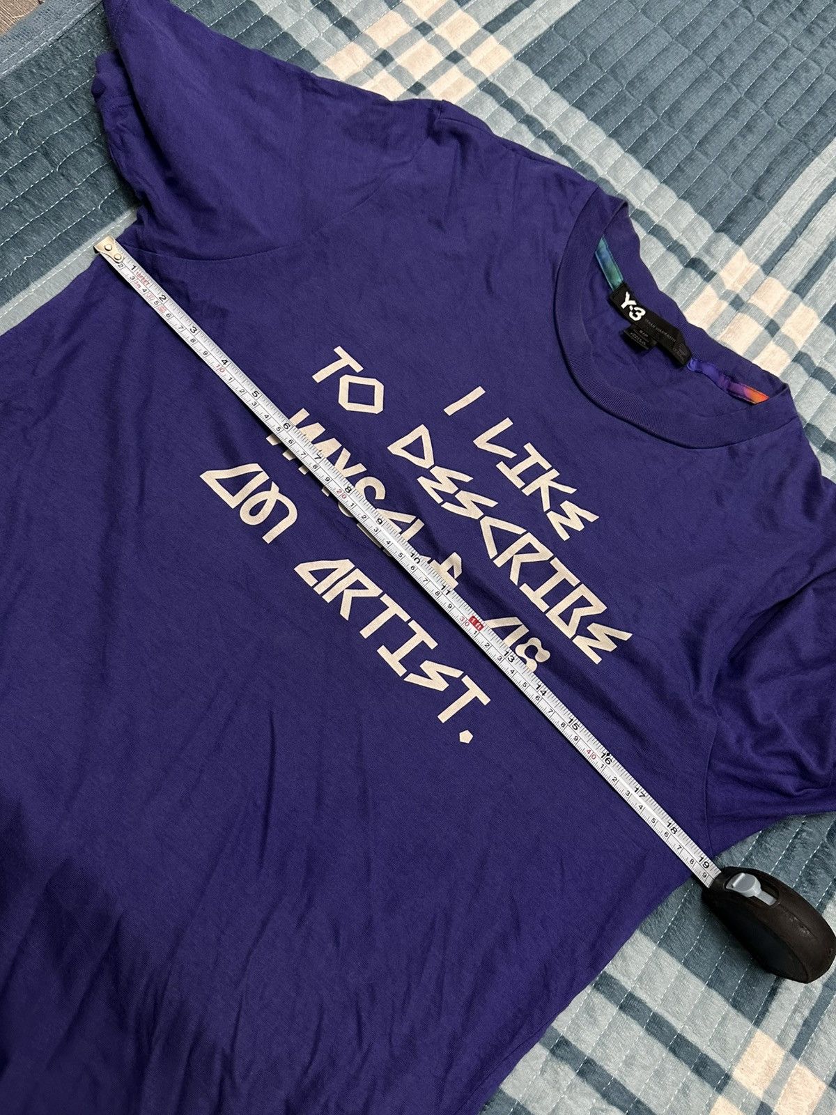 Y-3 AW13 Y-3 Yohji Yamamoto Purple T-shirt Size US M / EU 48-50 / 2 - 15 Thumbnail