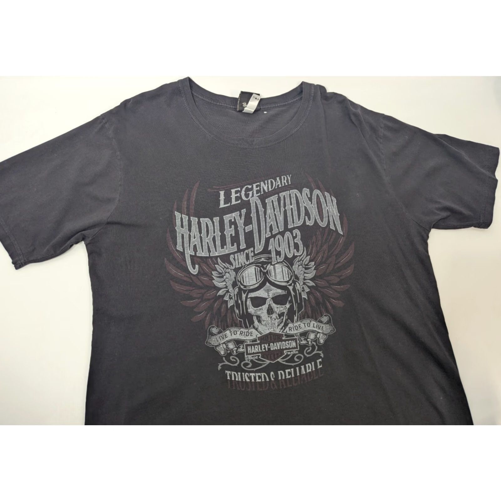 Harley Davidson Legendary Harley davidson Distressed Shirt Mens Large Black Honolulu Hawaii Size US L / EU 52-54 / 3 - 2 Thumbnail