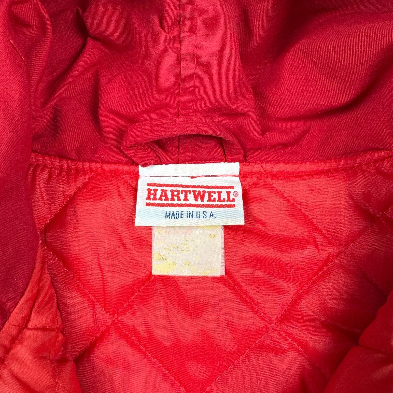Vintage Vtg 90s Baseball Jacket XL Red USA Made Hartwell Ambridge Size US XL / EU 56 / 4 - 6 Thumbnail