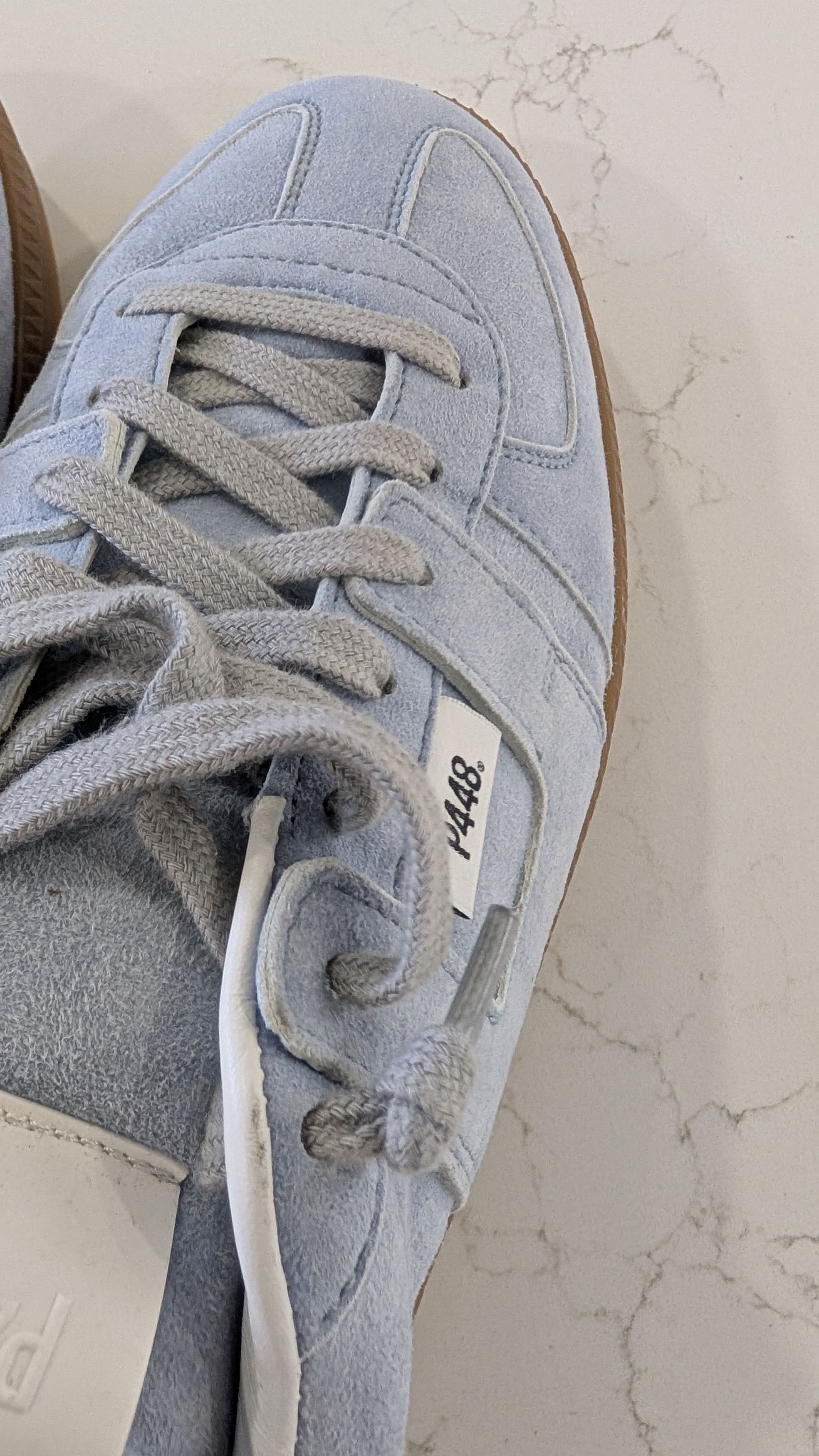 P448 P448 Monza Sea Light Blue Suede Sneakers EU 43 US 10 Low Top Size US 10 / EU 43 - 8 Thumbnail