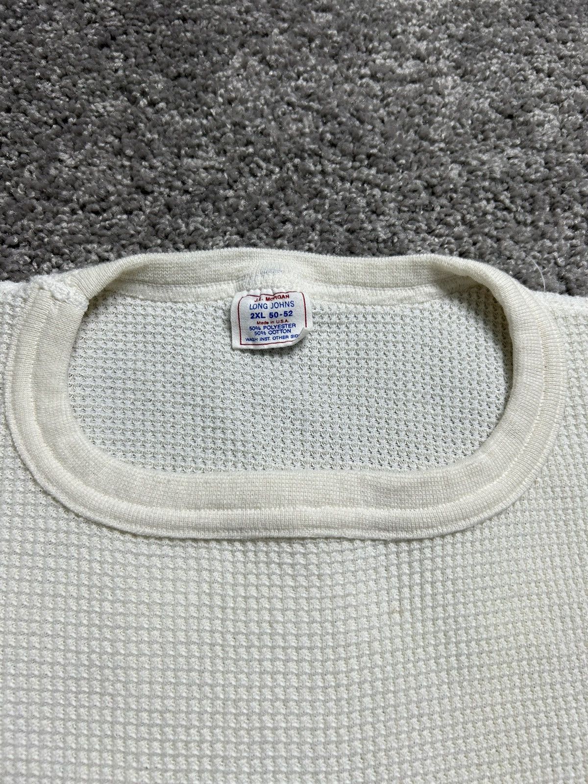 Vintage Vintage 70s JE Morgan Waffle Thermal Made in USA Size US XXL / EU 58 / 5 - 4 Thumbnail