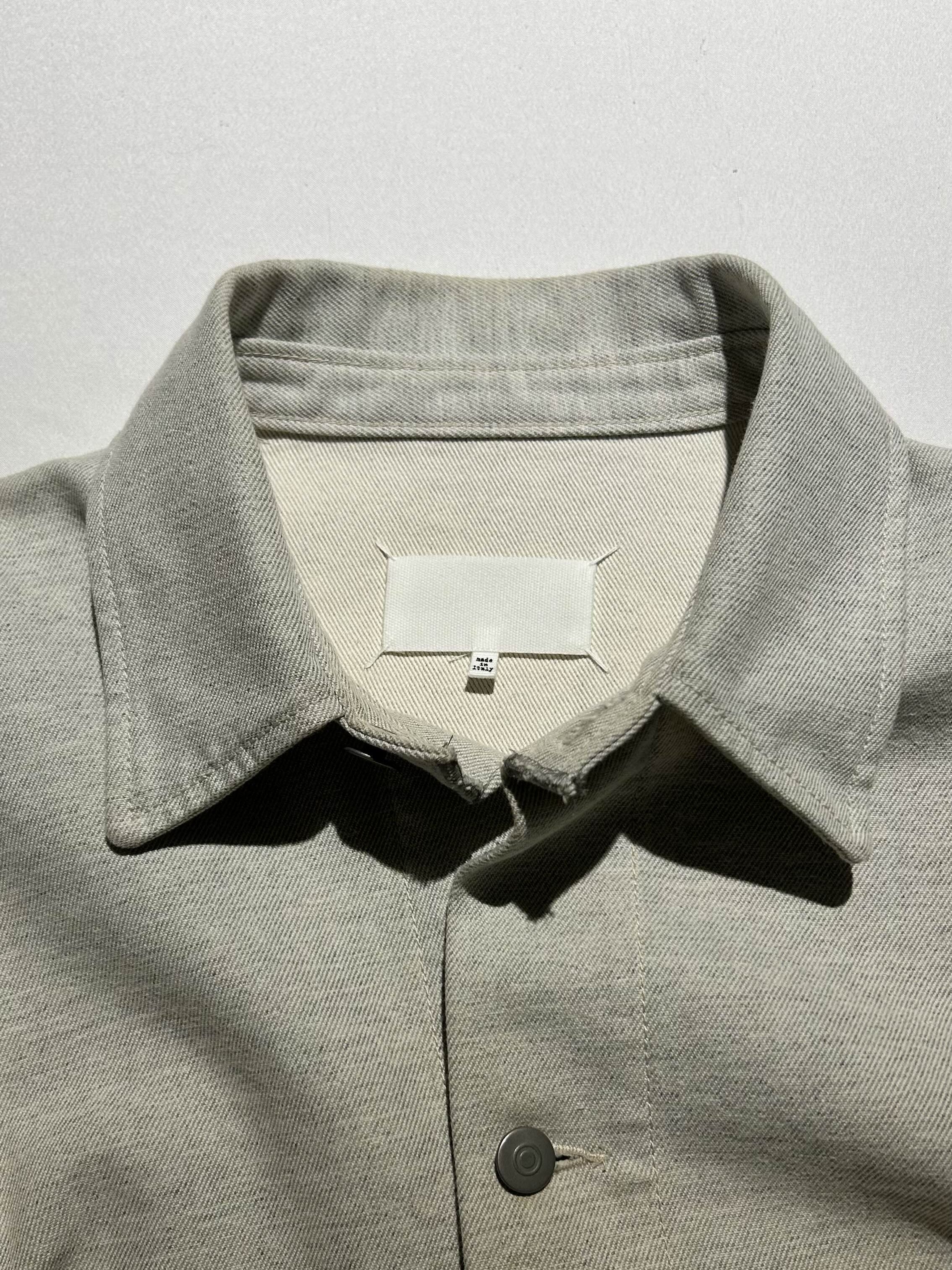 Maison Margiela Maison Margiela Line 0 Artisanal Grey Denim Upcycled Jacket Size US M / EU 48-50 / 2 - 4 Thumbnail