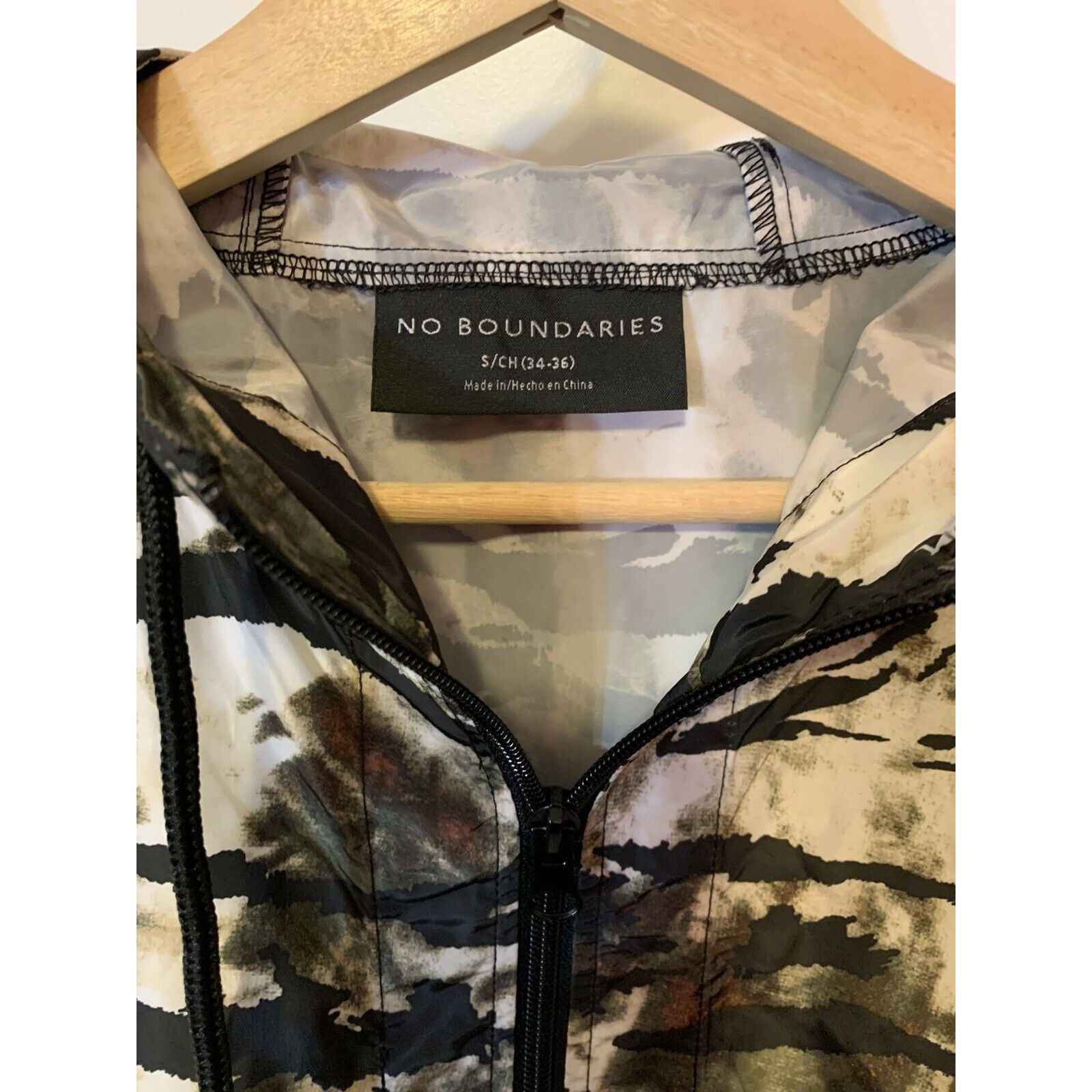 Other New No Boundaries Men's Sz S 1/2 Zip Camo Windbreaker Jacket Size US S / EU 44-46 / 1 - 2 Thumbnail