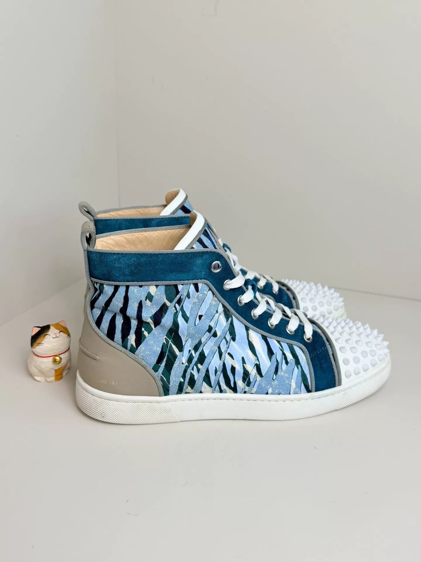 Christian Louboutin Christian Louboutin Limited Multi Hitop Sneakers 9 Men Size US 9 / EU 42 - 1 Thumbnail