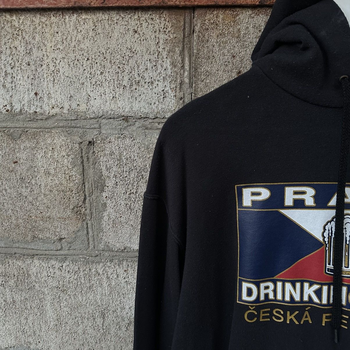 Hypebeast Vintage Hoodie Praha Drinking Team Big Logo Size L Hype Size US L / EU 52-54 / 3 - 5 Thumbnail
