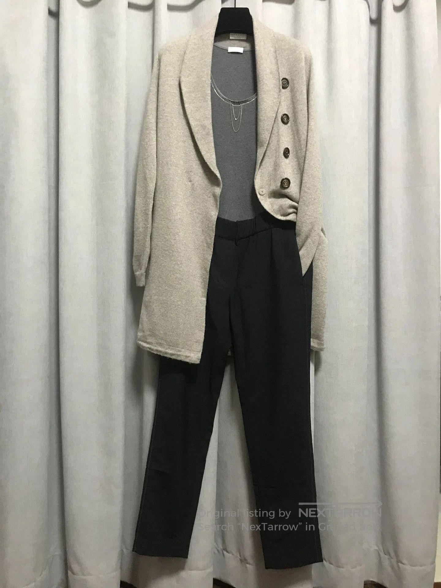 Brunello Cucinelli Brunello Cucinelli Cashmere Mid-Length Coat. Size US S / EU 44-46 / 1 - 1 Thumbnail