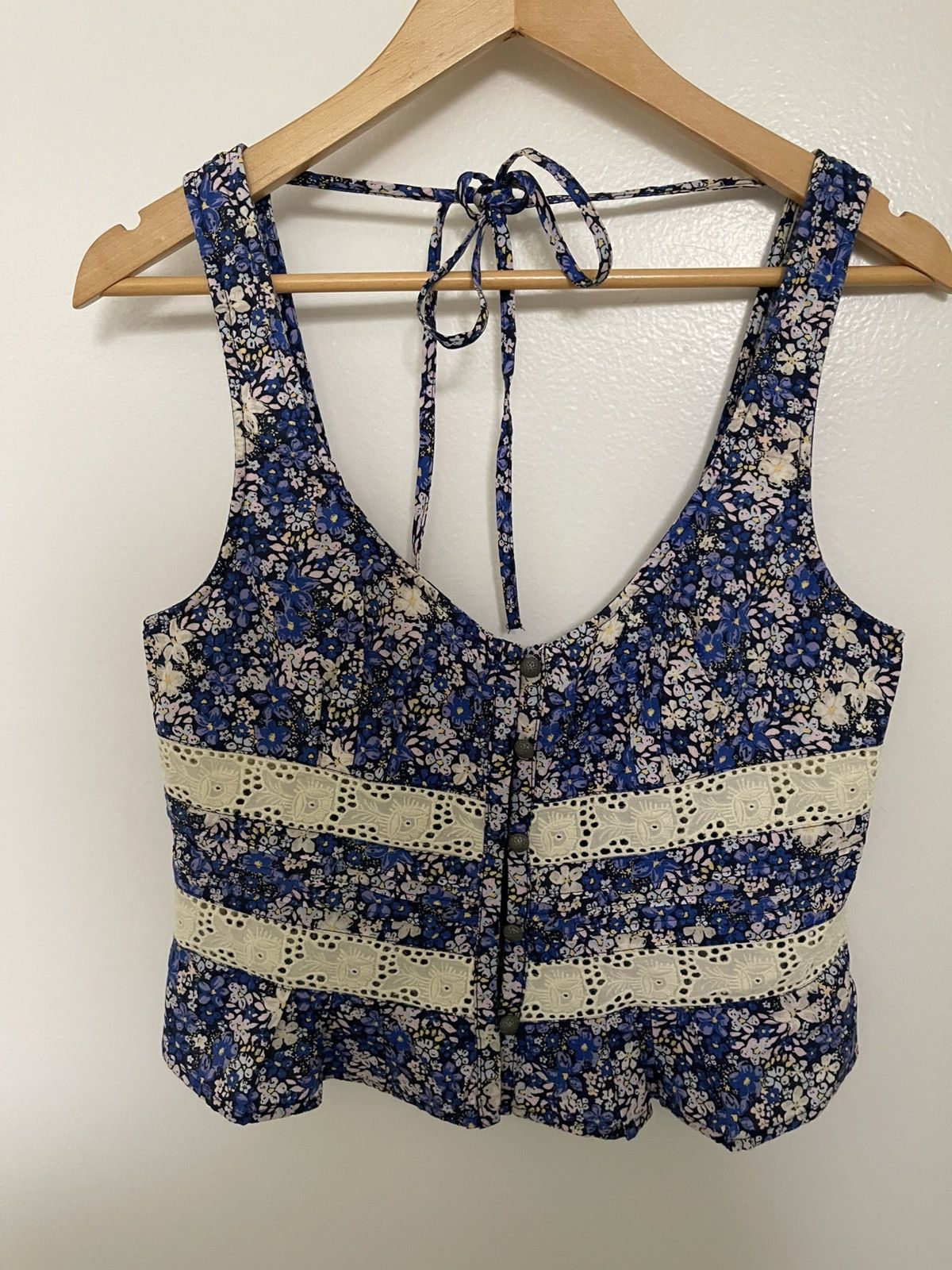 Free People Free People Kiana Lace Tank Printed Size S / US 4 / IT 40 - 3 Thumbnail