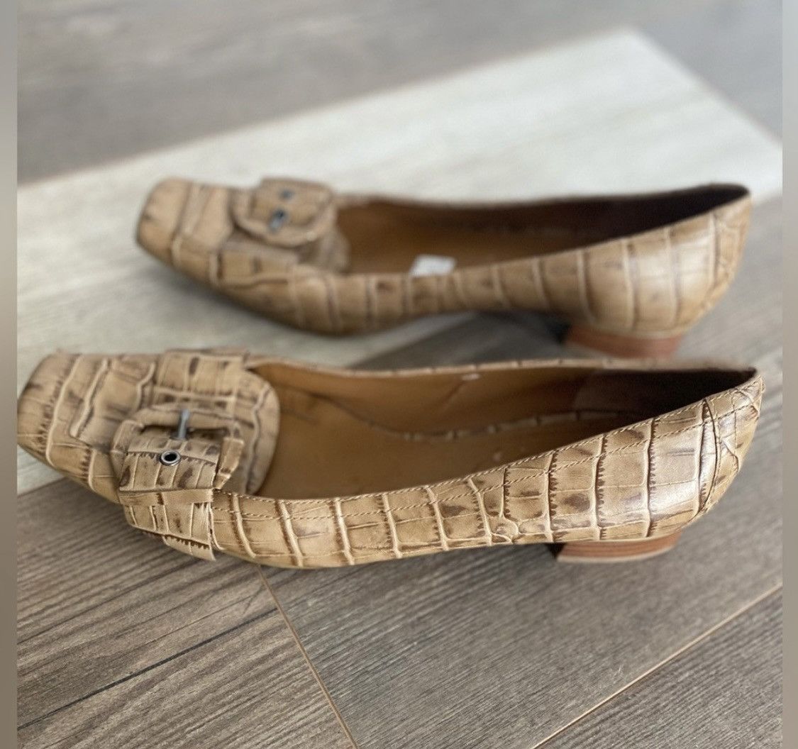 Nine West NINE WEST CROCODILE PRINT ABAY FLATS SLIP ON LOAFERS SHOES Size US 10 / IT 40 - 8 Thumbnail