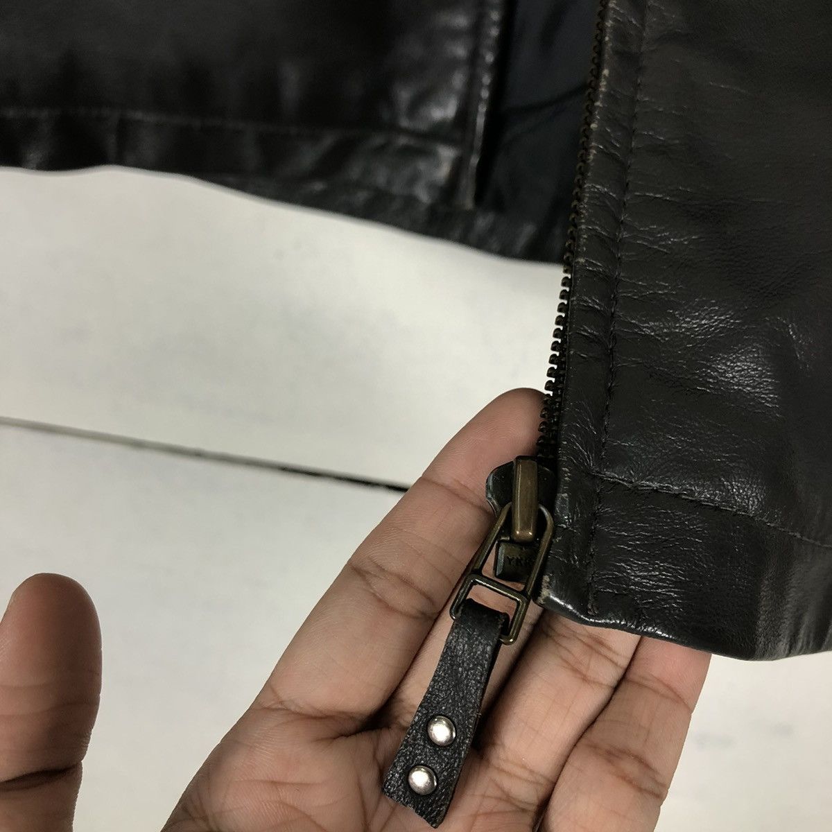Japanese Brand 🔥90’s Vintage Soft Leather Biker Jacket Intensifier Japan Size US L / EU 52-54 / 3 - 15 Thumbnail