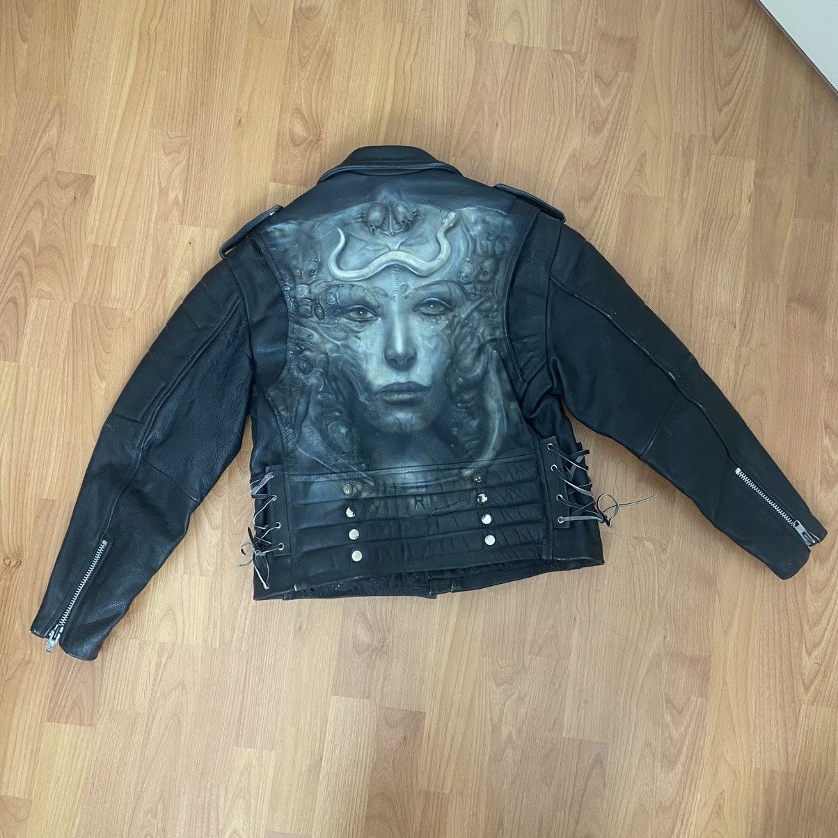 Vintage Dragon Tattoo Leather Jacket 八の字 $_57.JPG?set_id=880000500F