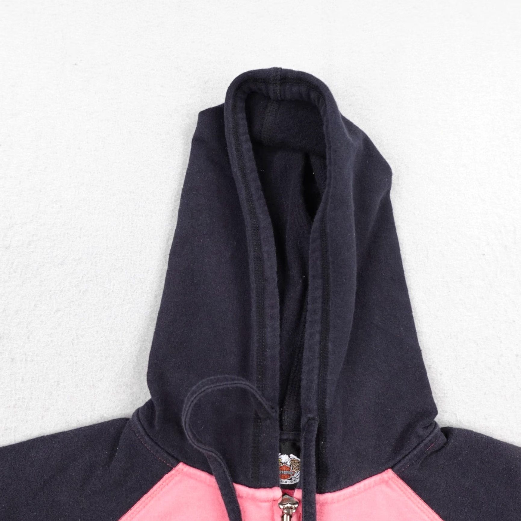 Harley Davidson Harley-Davidson Hoodie Womens Small Pink Black Rhinestone Motorcycles Sweatshirt Size S / US 4 / IT 40 - 3 Thumbnail