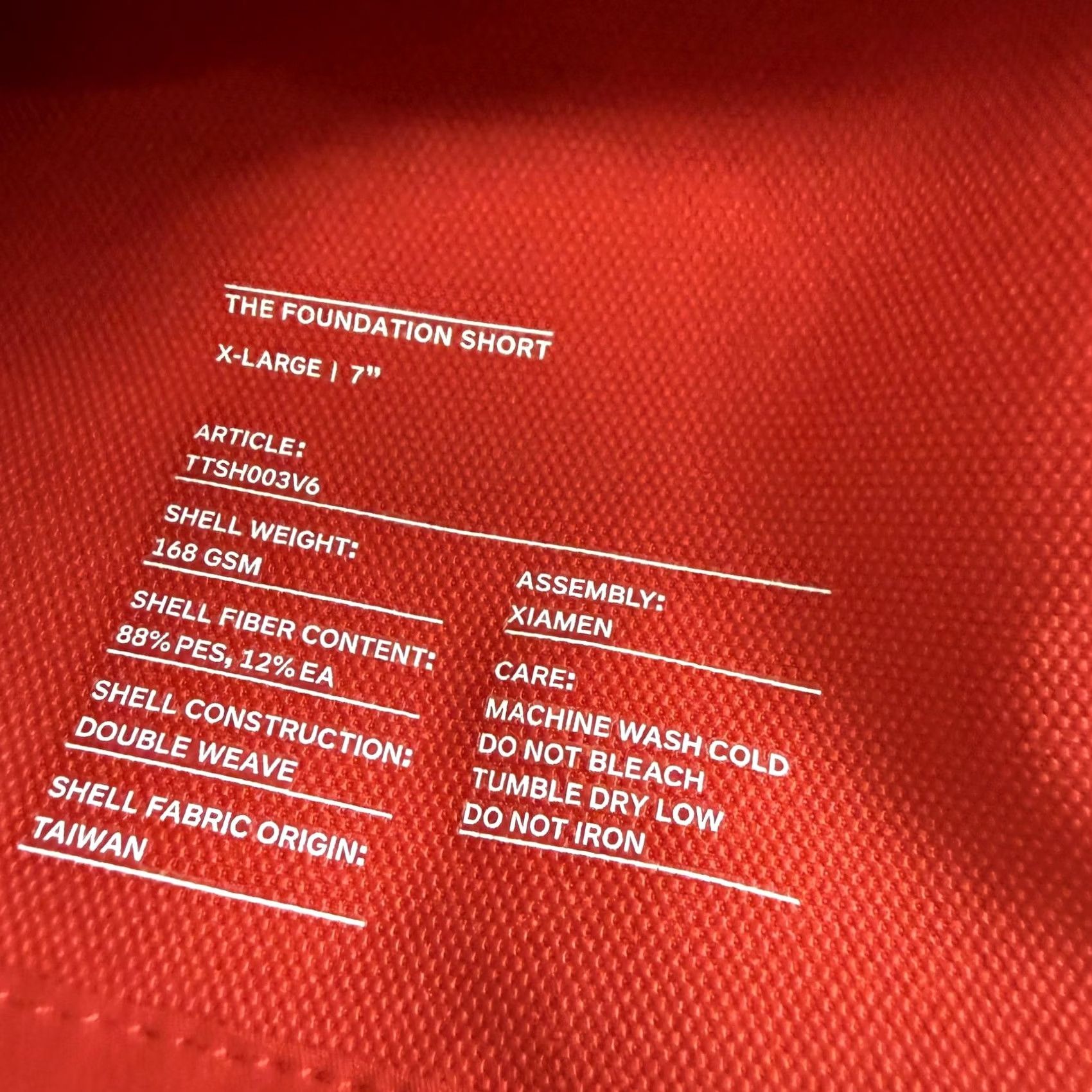 Ten Thousand Ten Thousand Foundation Shorts Mens XL Red 7" Inseam Athletic Running Training Size US 36 / EU 52 - 7 Thumbnail
