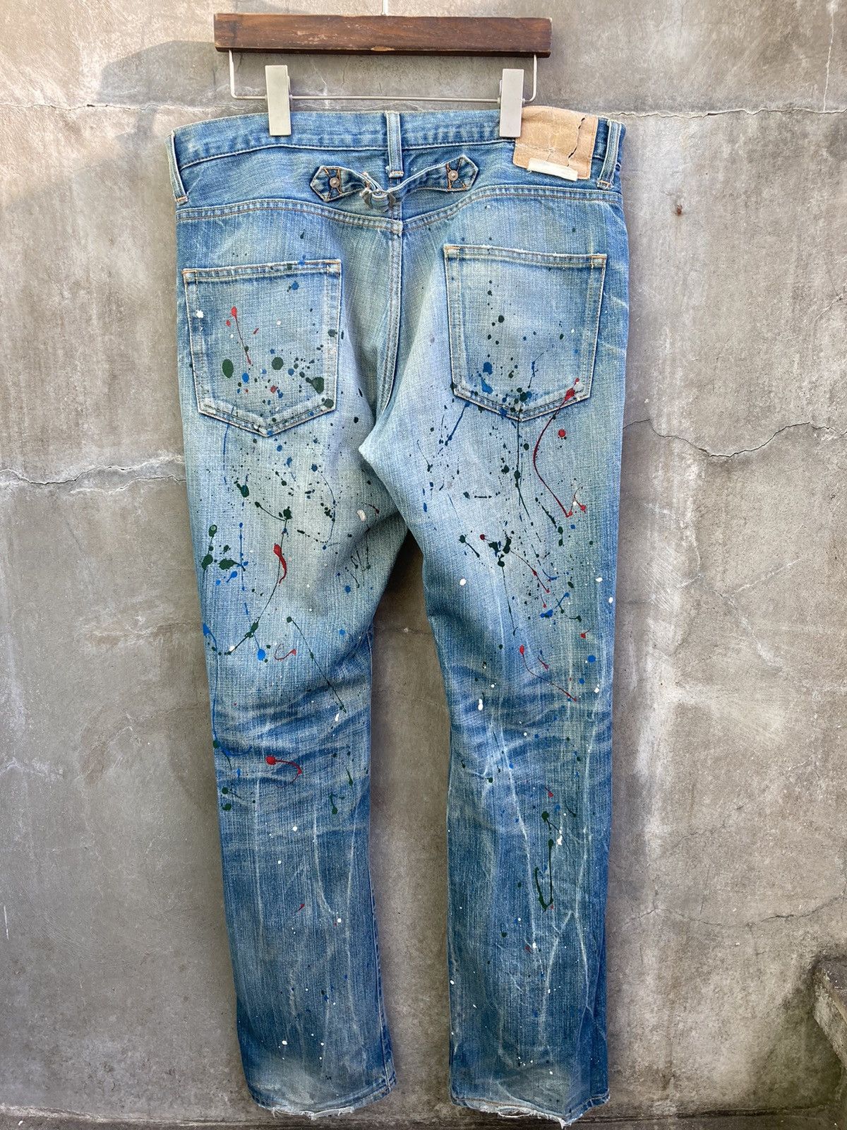 Sophnet. Paint Splattered Denim Jeans Size US 36 / EU 52 - 5 Thumbnail