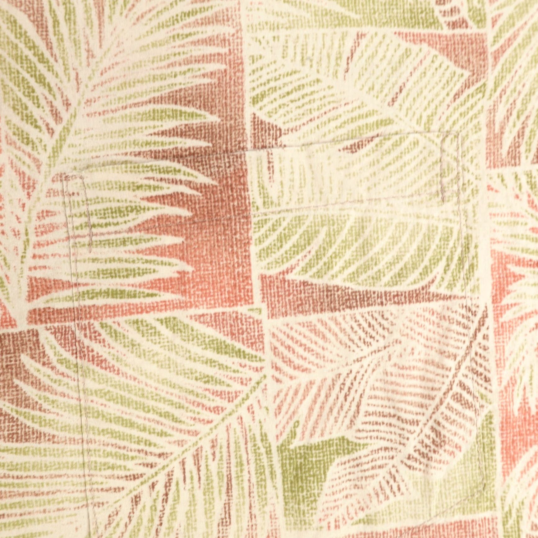 Tori Richard Tori Richard Shirt XL Orange Beige Hawaiian Button Up Camp Leaves Aloha Mens Size US XL / EU 56 / 4 - 3 Thumbnail