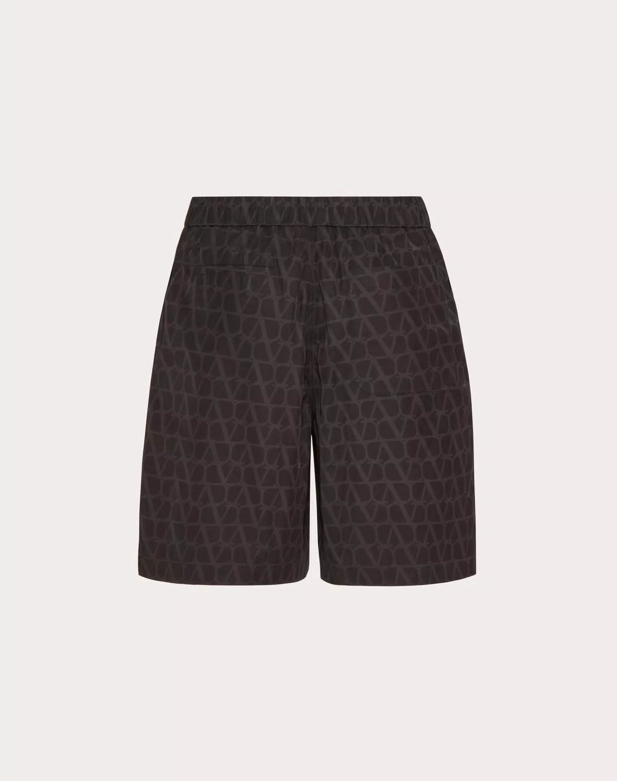 oc11z0725 Nylon Bermuda Shorts in Black