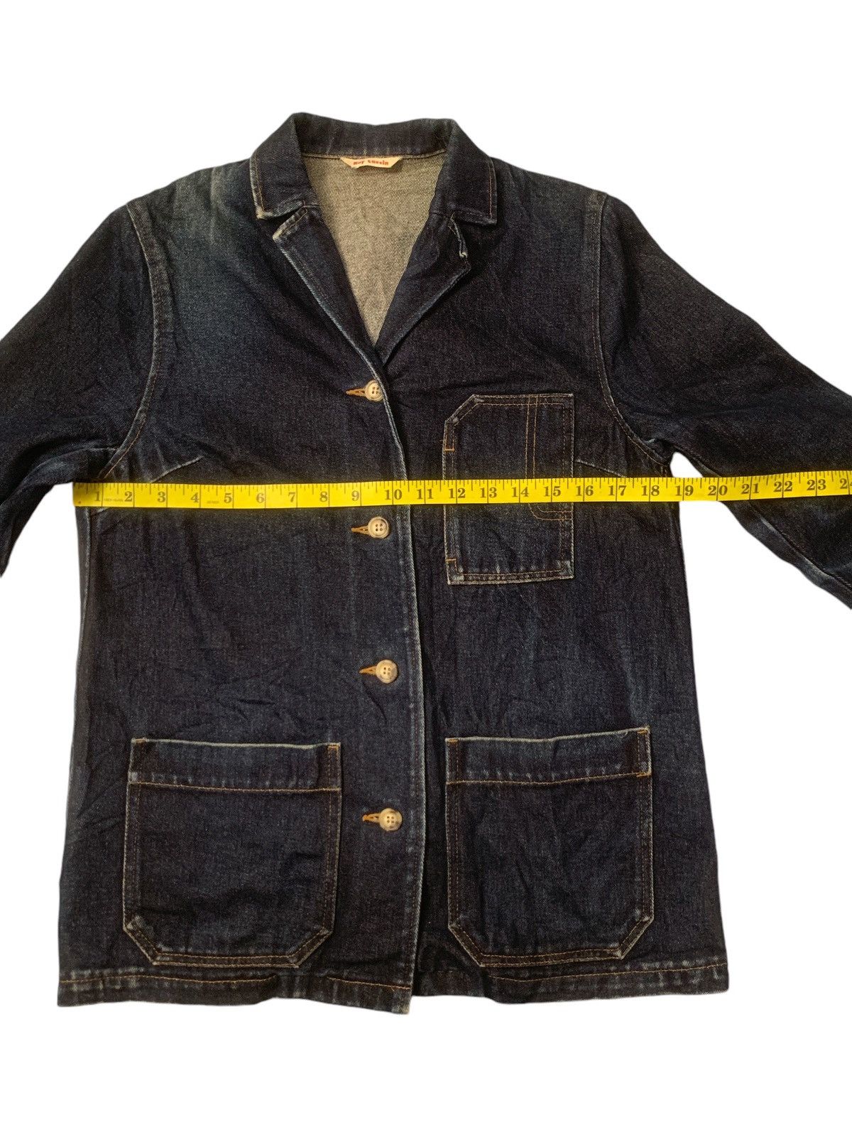 Japanese Brand Rare Design Vintage Ray Cassin Denim Jackets Size M / US 6-8 / IT 42-44 - 8 Thumbnail