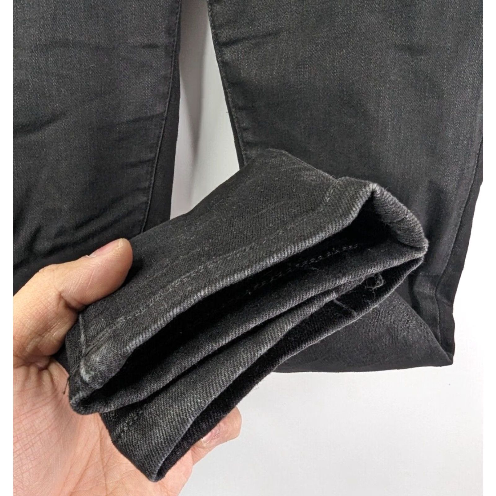 Vintage JOE'S Black Coated Skinny Jeans Stretch Pants Women's Size 26 Size 26" / US 2 / IT 38 - 3 Thumbnail