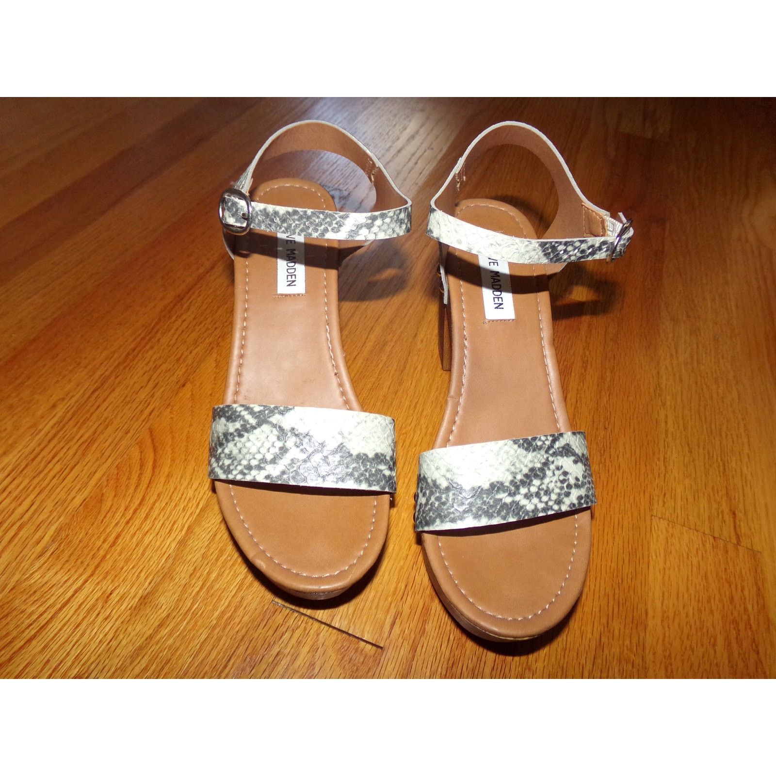 Steve Madden Steve Madden Luna retro wooden sole platform sandals 7 EUC Size US 7 / IT 37 - 1 Thumbnail