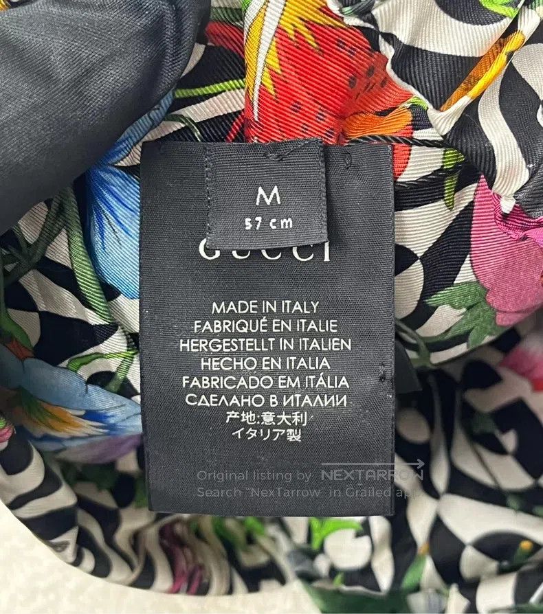 Gucci Gucci SizeM Multi-coloured floral silk hair band Size ONE SIZE - 4 Thumbnail