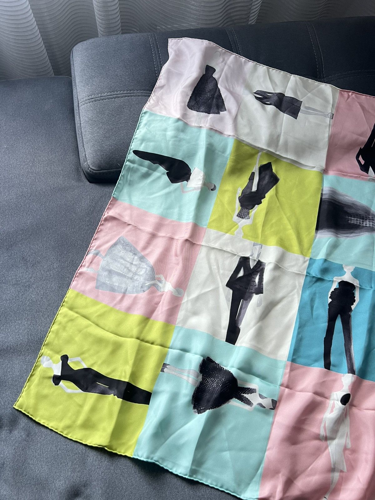 Dior Mats Gustafson Dior Silk Scarf Size ONE SIZE - 3 Thumbnail