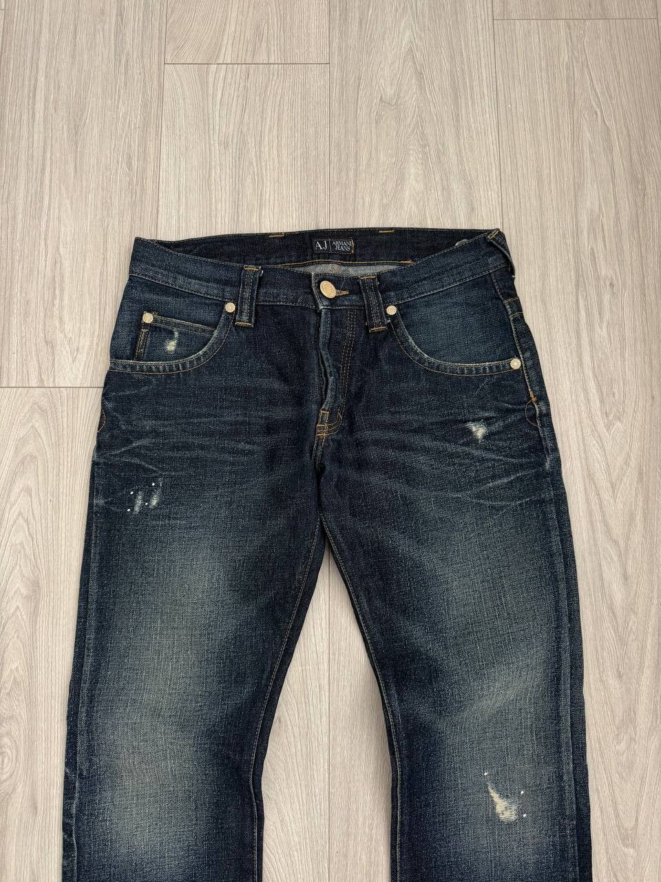 Armani Armani Jeans Big Logo Denim Jeans Size US 31 - 5 Thumbnail