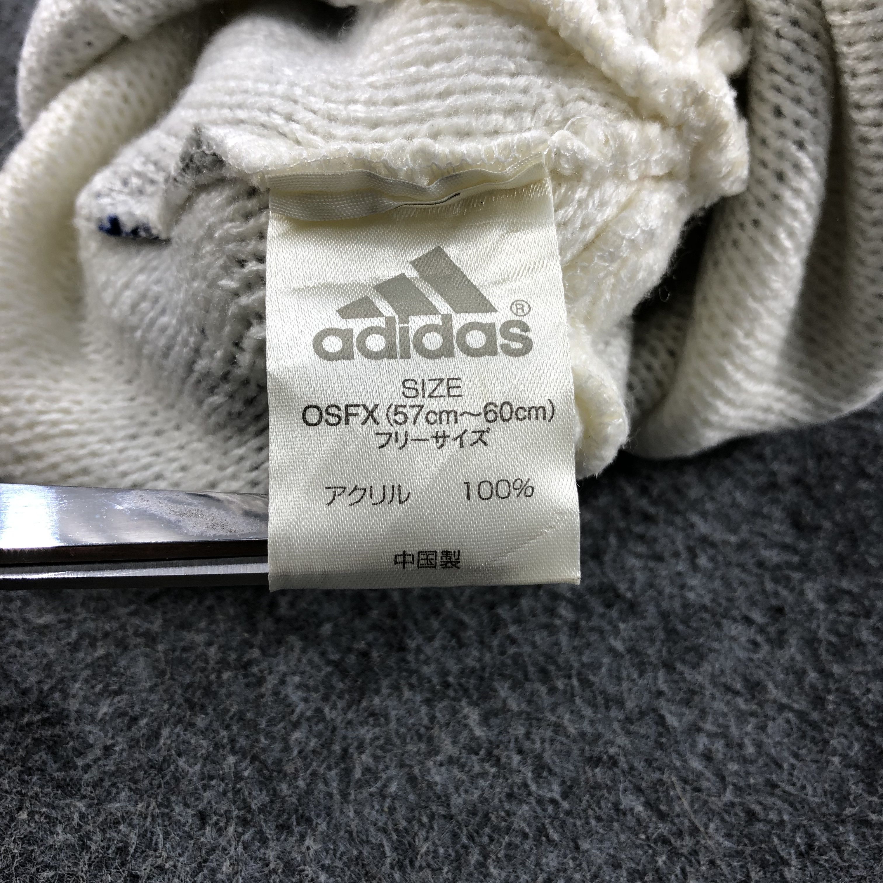 Vintage Adidas Stripes Slouchy Beanie Snowcap Snow Hat B123 Size ONE SIZE - 4 Thumbnail