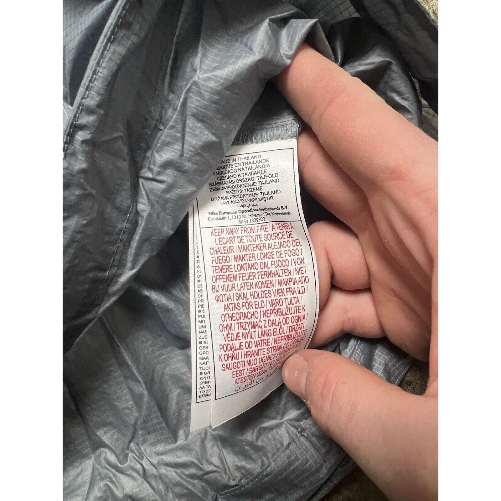 Nike 2009 NIKE ACG Storm Gray Nylon Windrunner Jacket Ripstop M Size US M / EU 48-50 / 2 - 4 Thumbnail