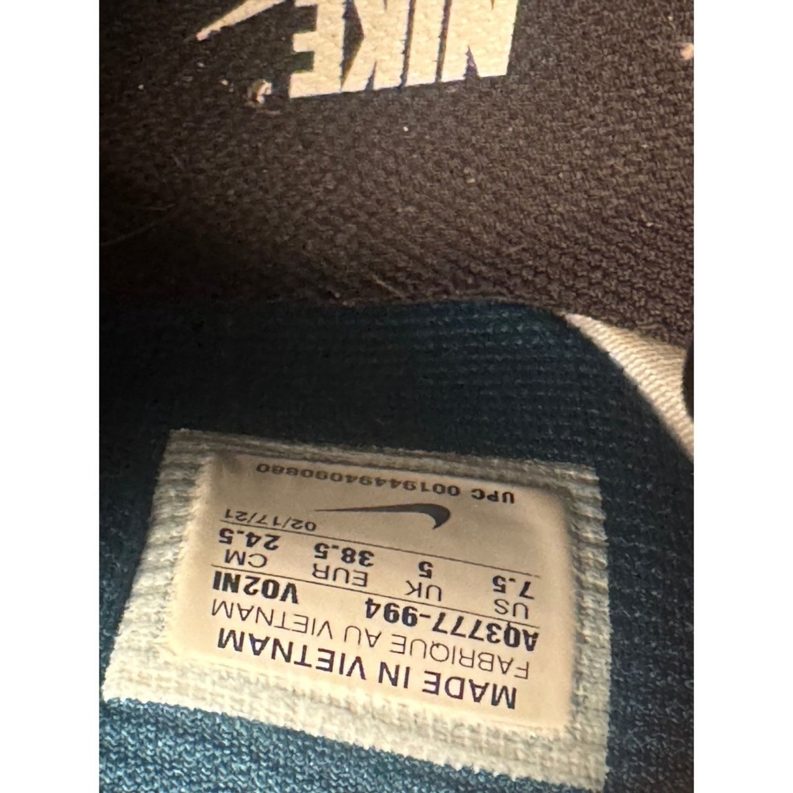 Nike Nike Air Force 1 High 07.5 Teal GumWomen's Shoes CZ1055-117 Size US 7.5 / IT 37.5 - 9 Thumbnail