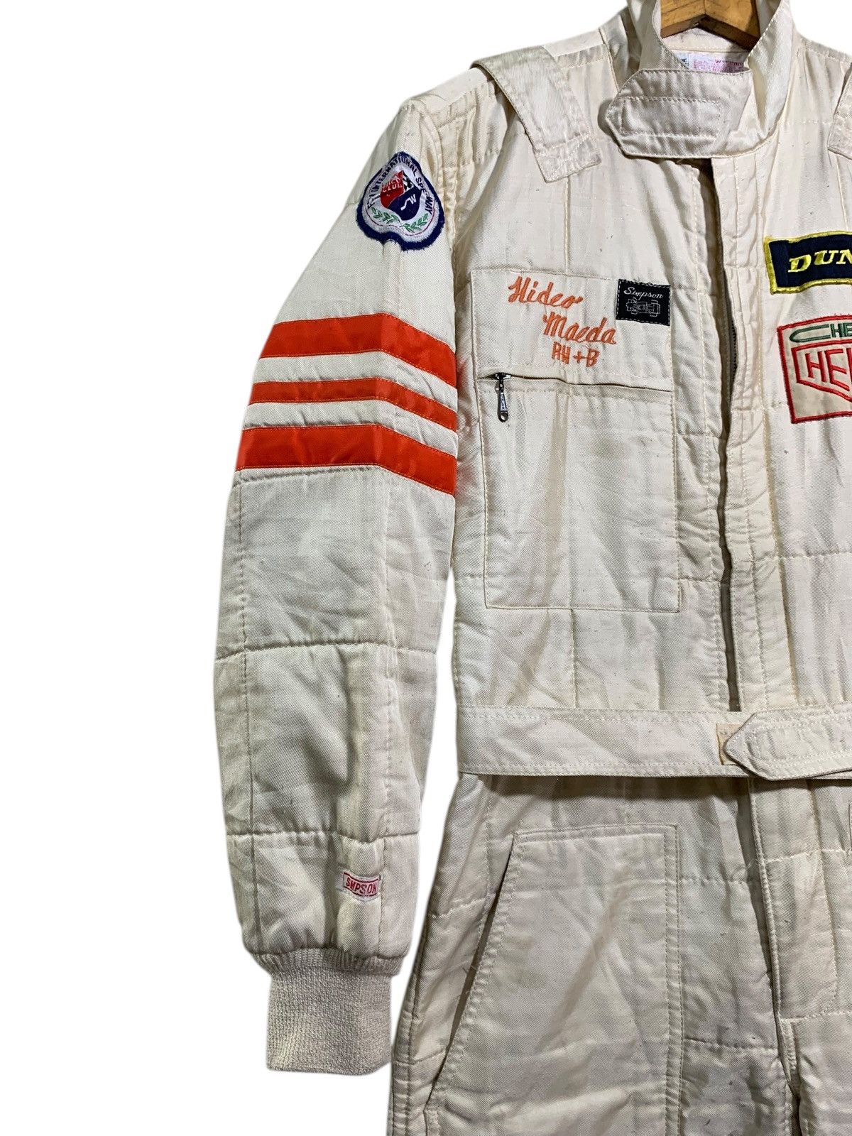 Racer Worldwide 🔥VTG SIMPSON RACING SUIT COVERALL W34 Size US M / EU 48-50 / 2 - 3 Thumbnail