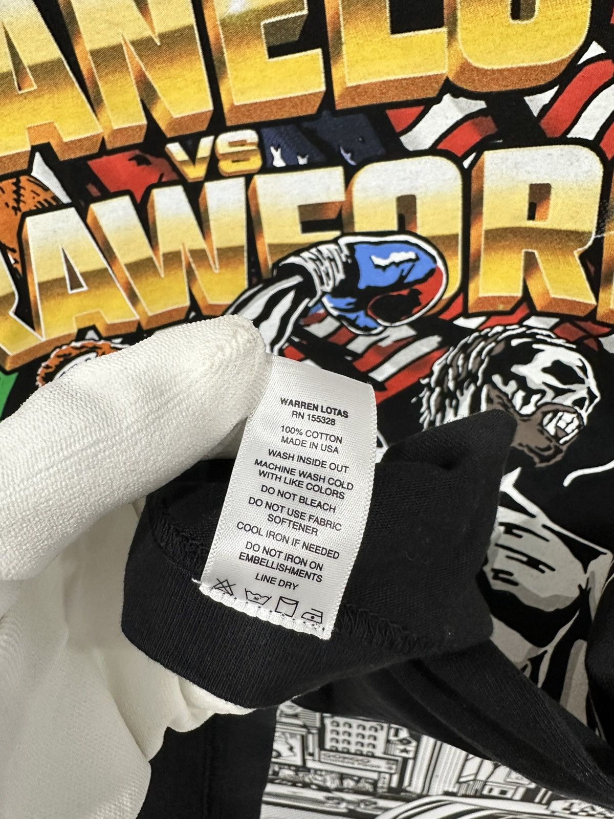 Warren Lotas Warren Lotas Crawford Vs Canelo 2025 Tee L Black Size US XL / EU 56 / 4 - 6 Thumbnail