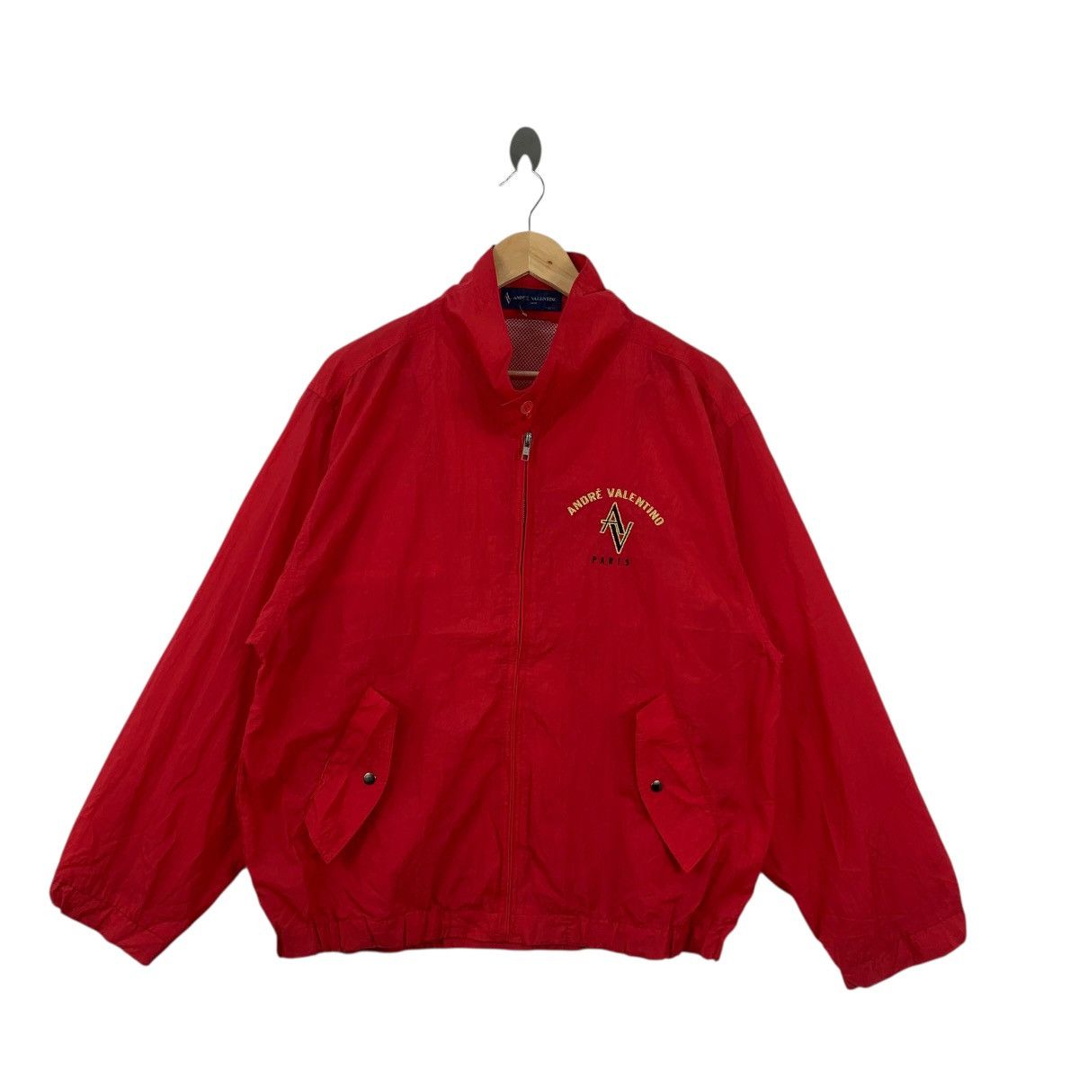 Vintage Vintage ANDRE VALENTINO PARIS Collection Red Jacket Size M / US 6-8 / IT 42-44 - 3 Thumbnail