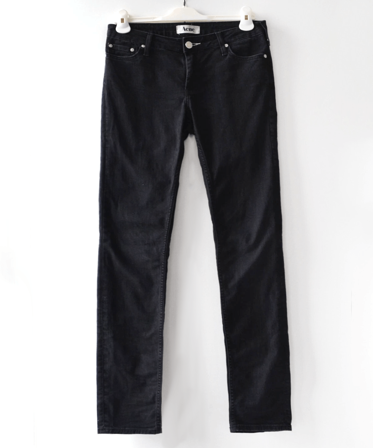 Acne Studios 🔴 Acne Studios Jeans Black Denim Kex/8Mooth Size 29/32 Size 29" - 2 Thumbnail
