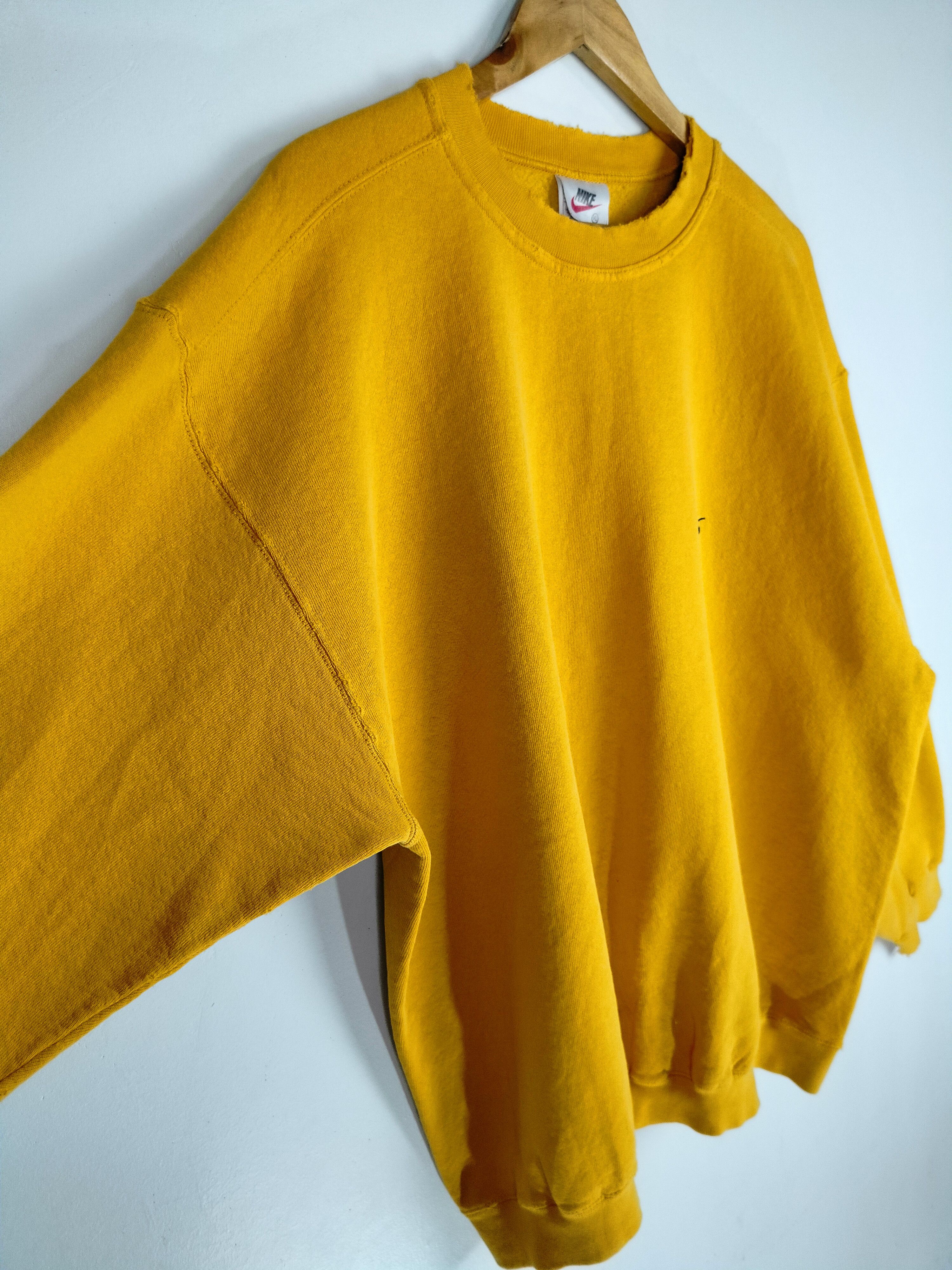 Nike Vintage 90s Nike Sweatshirt Swoosh Nike Distressed Sweater Size US XL / EU 56 / 4 - 3 Thumbnail