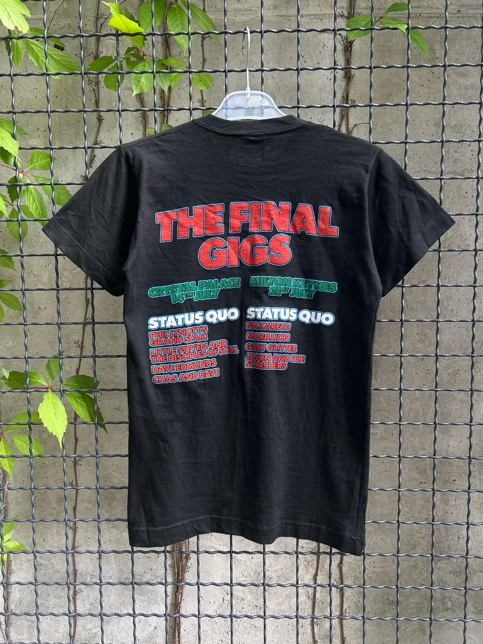 Band Tees Vintage 1984 Status Quo End Of The Road Tour T-shirt Size US S / EU 44-46 / 1 - 2 Thumbnail