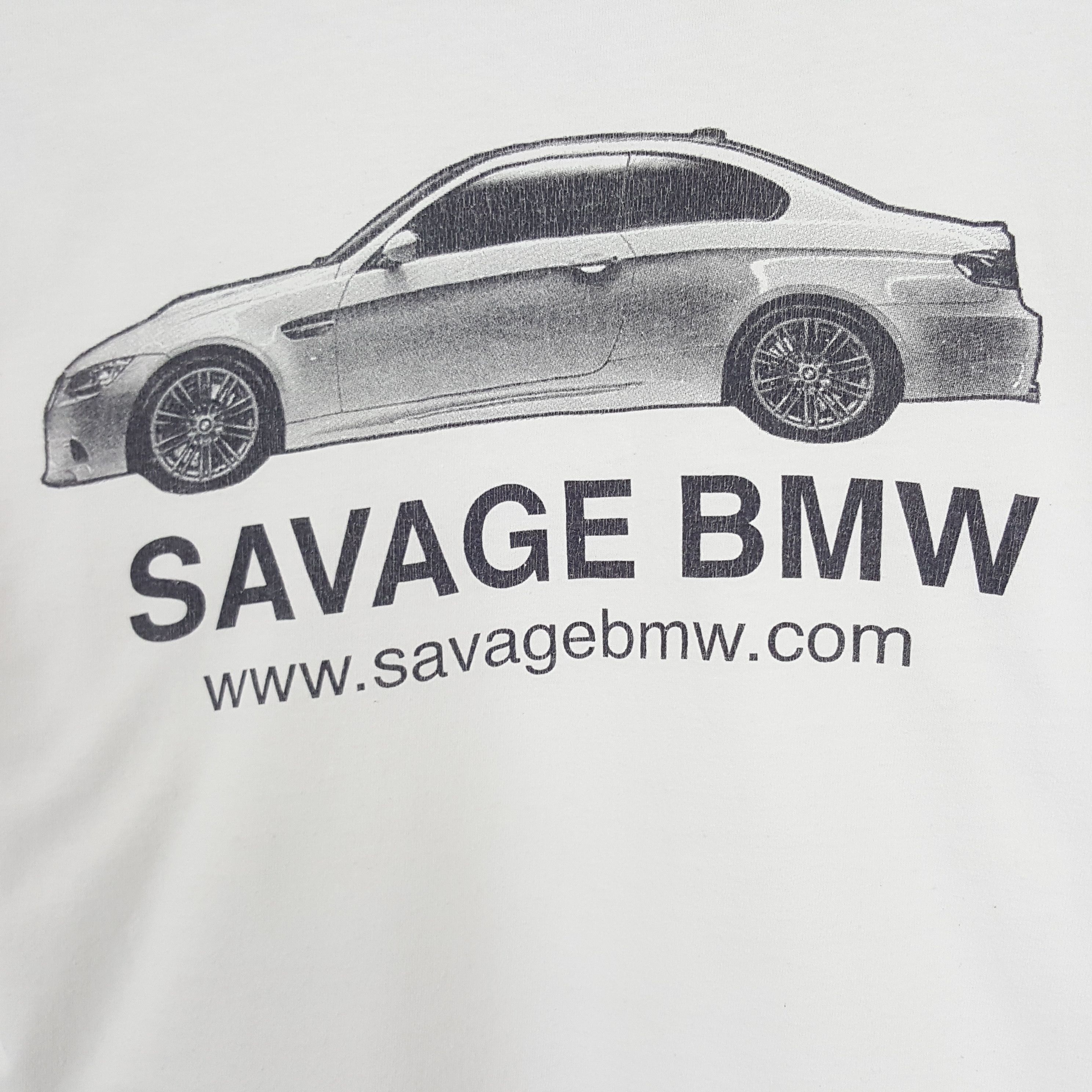 Vintage Vintage Savage BMW Tshirt Size US M / EU 48-50 / 2 - 2 Thumbnail